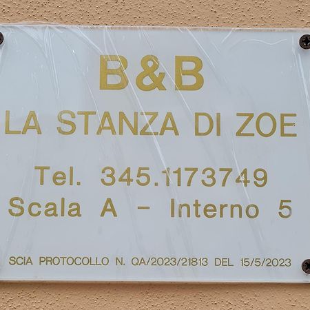 روما B&B La Stanza Di Zoe المظهر الخارجي الصورة